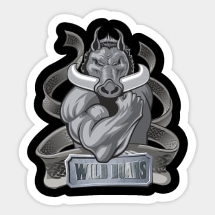 Wild boars Sticker